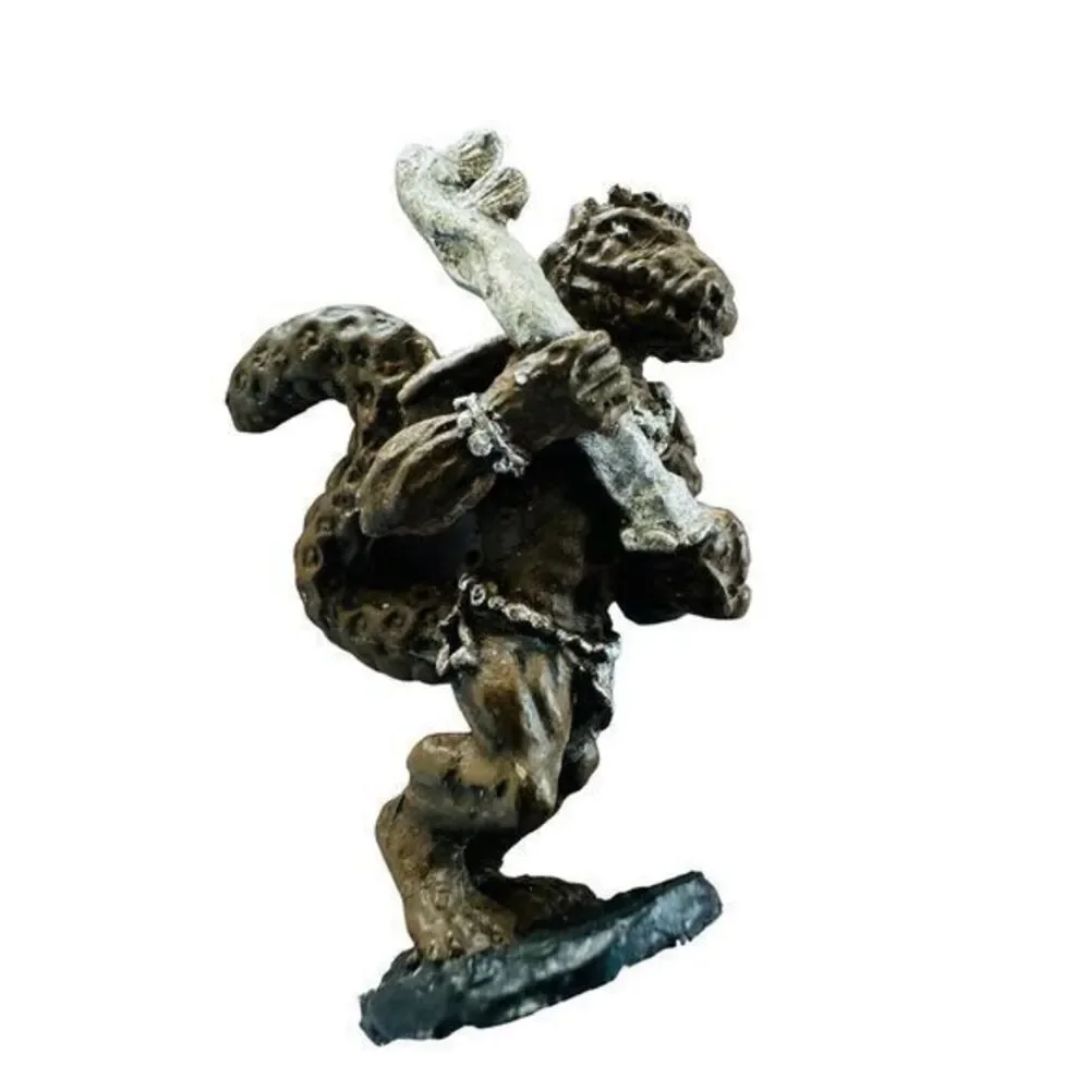 Lizard Man Armor Class 5(4) Miniature Fantasy AD&D‎ 1970's Hand Painted